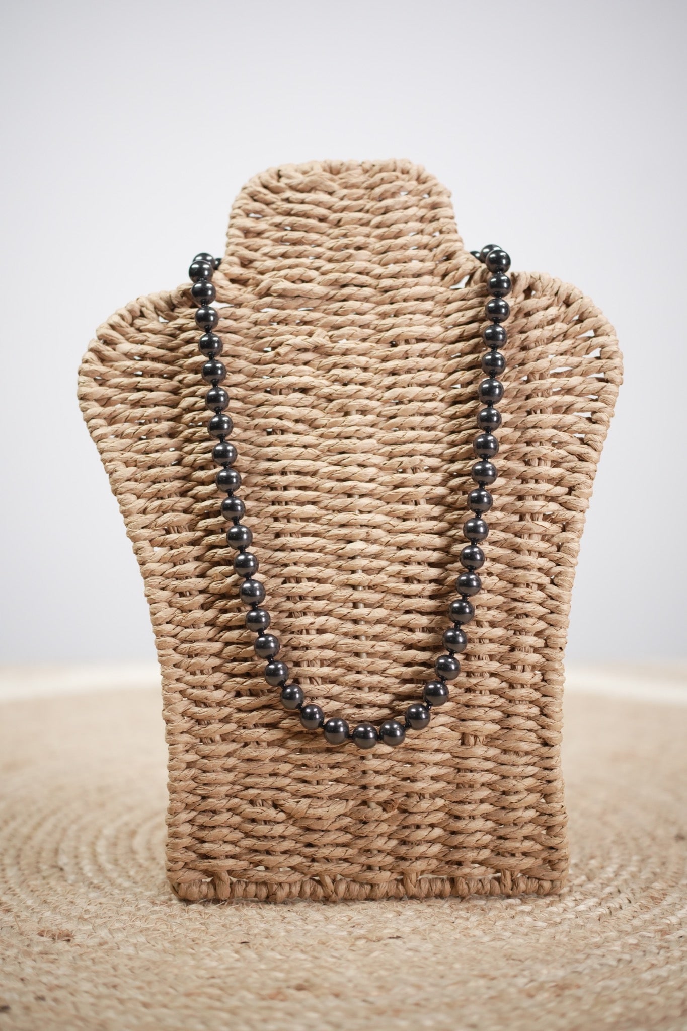 Shungite Bead Necklace