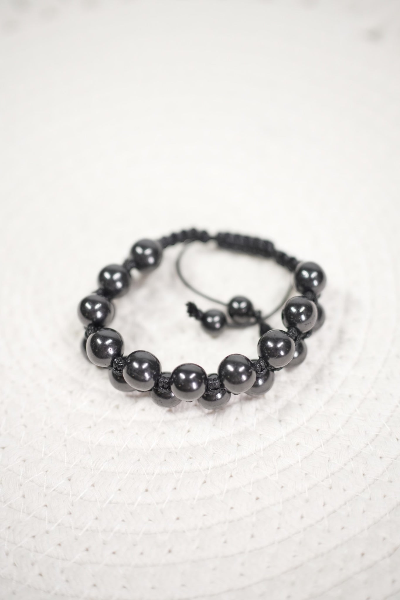 Double-Row Shungite Bracelet