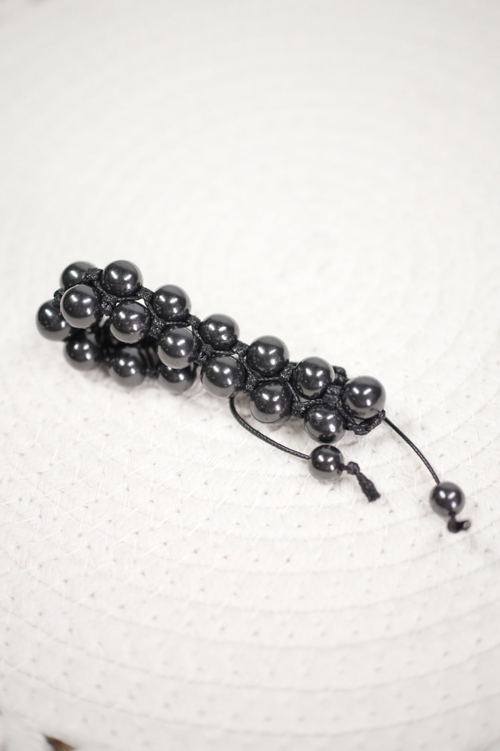 Double-Row Shungite Bracelet