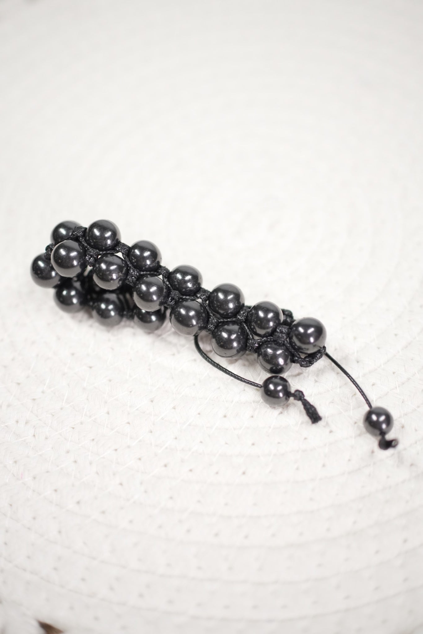 Double-Row Shungite Bracelet