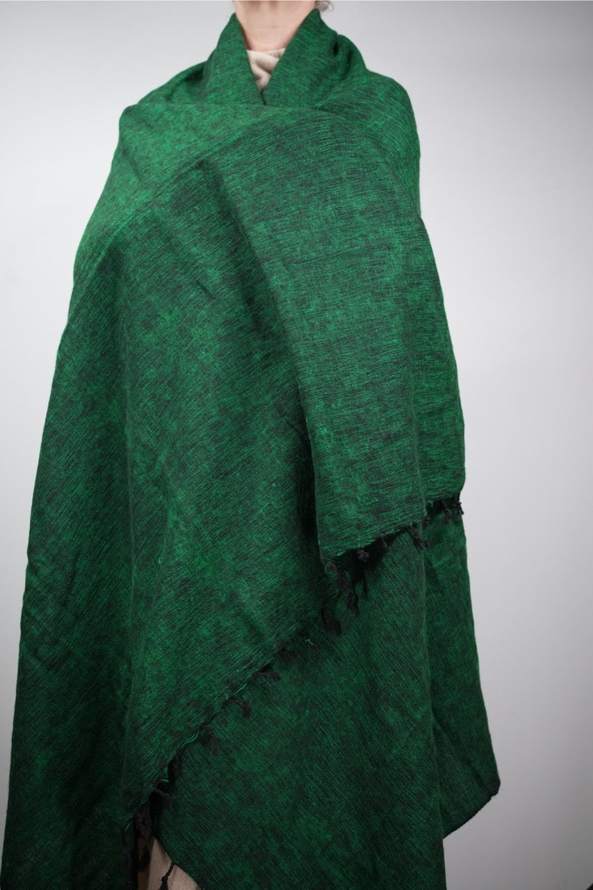 Pătură din lână naturală de yak – Verde
