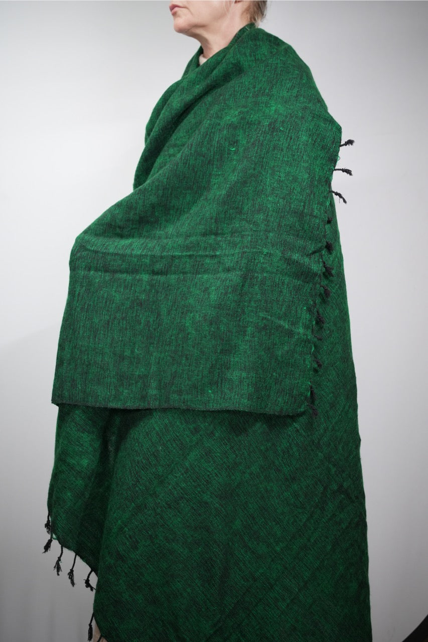 Pătură din lână naturală de yak – Verde