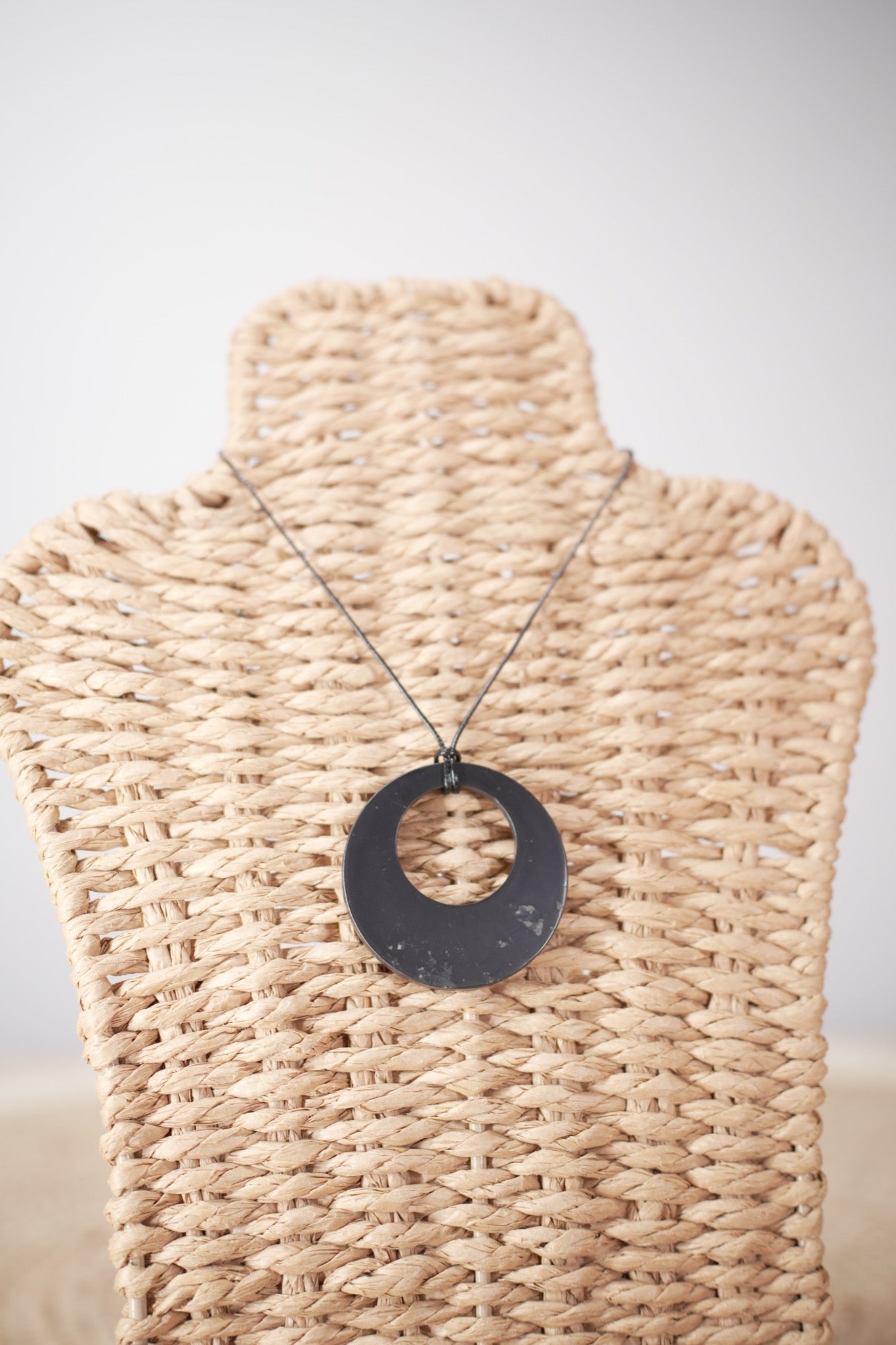 Shungite Pendant – Circle in Circle