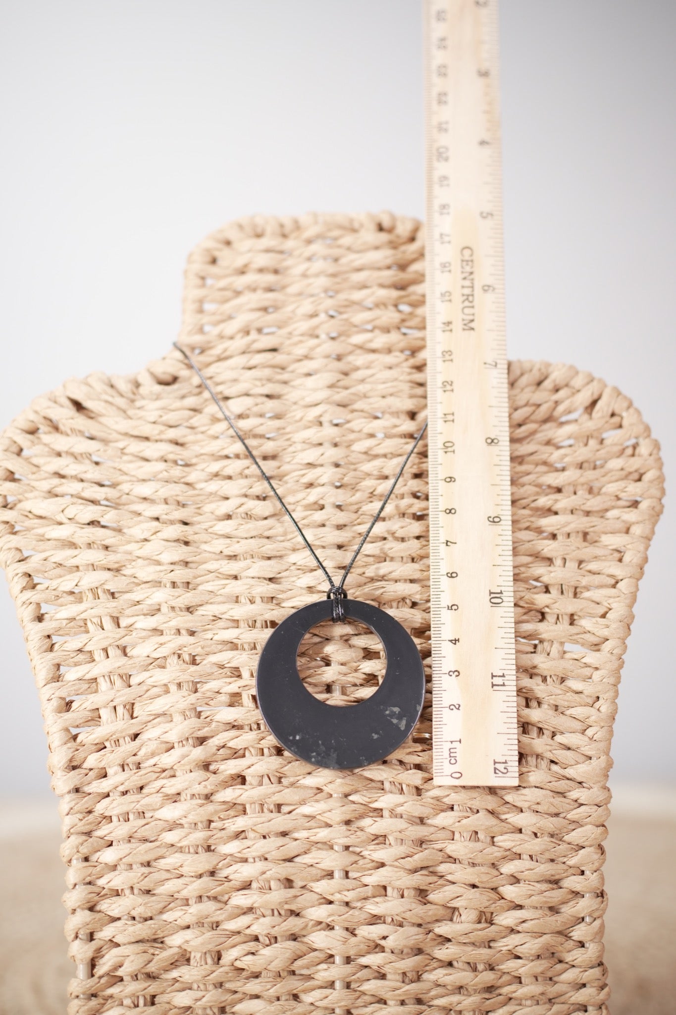 Shungite Pendant – Circle in Circle